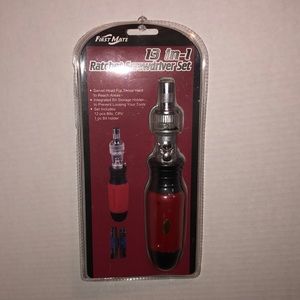 First mate 13 in one ratchet screw driver set